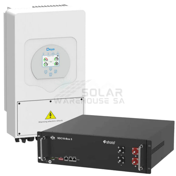 5KW MPPT DEYE LOAD SHEDDING SHOTO 5.12 KWH COMBO BACKUP POWER KIT+WIFI